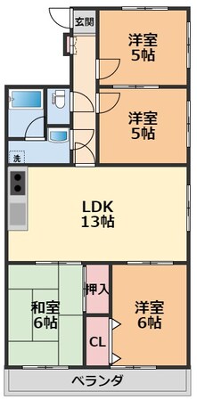 空港中央ビルの物件間取画像